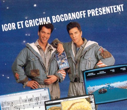 Publicité de l'Amiga 500 par les frères Bogdanov
